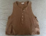 Brown Henley Tank Photo 0