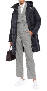 Grenadina Zip-detailed Quilted Shell Hooded Down Coat Black Photo 0