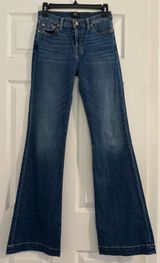 7 For All Mankind Jeans Flare Dojo Dark Wash Photo 0