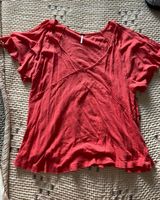 Coral Tie Sleeve Tee Photo 0