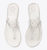 Tory Burch MINI MILLER JELLY THONG SANDAL - Clear Photo 0