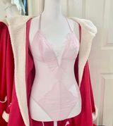 Plunging Halter Lace lingerie Bodysuit Photo 0