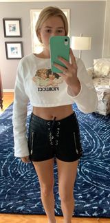 BLANK NYC Leather Shorts Photo 0