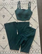 Dark Green Workout Lounge Set Photo 0