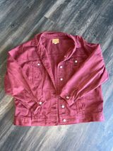American Eagle Denim Jacket Oversized Photo 0