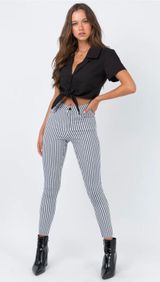 Princess Polly The Elke Pants in Navy Photo 0