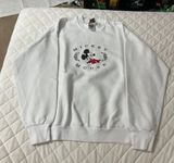 Disney White Mickey Mouse Sweatshirt Photo 0