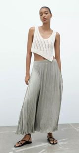 Zara Pleated Midi Skirt Photo 0