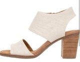 Toms Majorca cut out heels block heels neutral size 7 Photo 0