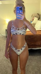 Red Carter bikini set Photo 0