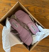 NEW Lilac  Strappy Heels Photo 0