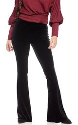 BLANK NYC Black Velvet Bell Bottoms  Photo 0