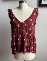 American Eagle Floral Blouse Photo 0