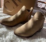 Charlotte Russe Tan Suede Booties Photo 0