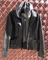 BNCI by Blanc Noir Leather Jacket With Hood Photo 0