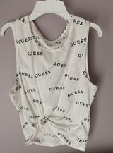 Guess Logo White Tank Photo 0