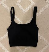 ZARA Black Seamless Tank Photo 0