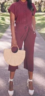 Gal Meets Glam Red Jumpsuit Photo 0