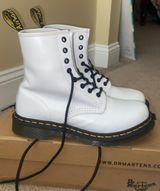 Dr. Martens 1460 Smooth Leather Boots In White Photo 0