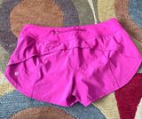 Speed Up Shorts 2.5” Low Rise Sonic Pink Built in Underwear Size 10 Photo 0