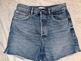 ZARA High Waisted Mom Shorts Photo 0