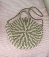 NWOT Island Style Sand Wicker Over The Shoulder Bag (Sincerely Jules) Photo 0