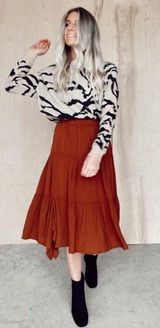Vestique Rust Skirt Photo 0