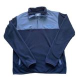Merrell  Sweatshirt Men’s‎ Blue 1/4 Zip Mock Neck Long Sleeve Fleece Size L Photo 0