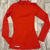 NEW Under Armour women's XS Pink Coldgear mock long sleeve shirt Photo 0
