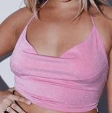 Princess Polly Pink Crop Top Photo 0