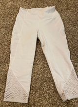 Lululemon Cropped White Leggings Photo 0