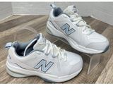 New Balance Women's 608 V5 Sneaker Shoes Trainers White Blue Size 6.5B *EUC Photo 0