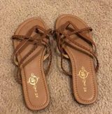 Marshalls Like New Braided Flip Flops  Photo 0