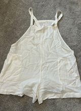 White Cotton Swim Suit Coverup Size XL Photo 0