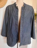 BOGO Chico's Galinda Crinkle 3/4 Sleeve Jacket Photo 0