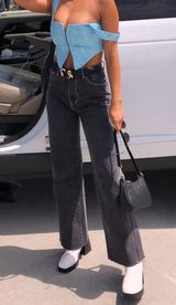 Princess Polly Black Jean Photo 0