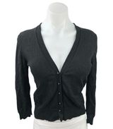 J.Crew Women's Black Long Sleeve V Photo 0