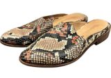 Madewell Frances Loafer Mule Snake Embossed Leather Preppy Office Career Casual Photo 0