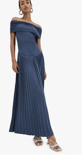 Navy Fitted Revolve Dress Photo 0