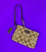 Coach Brown Classic Wristlet Photo 0