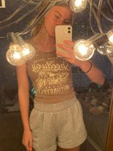 Graphic Tank Tan Photo 0