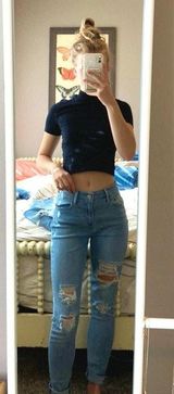 Levi’s Skinny Ripped Jeans Photo 0