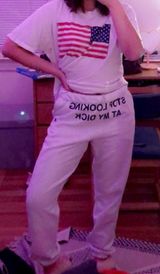 Pizza Slime Stop Looking Sweatpants Photo 0