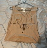 Max Studio VINTAGE Faux Suede Tank Top Photo 0