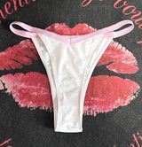 Boutique White and pink bikini bottom  Photo 0