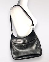 Giani Bernini Genuine Leather Black Shoulder Bag Photo 0