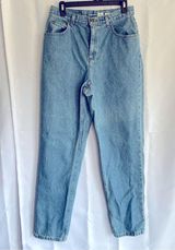 Liz Claiborne High Rise Denim Jeans size 10R Straight Leg Photo 0