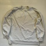 Lululemon Perfectly Oversized Crew Patched Womens Sweatshirt White 10 Photo 0