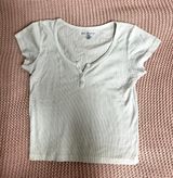 Brandy Melville White Button Up Shirt Photo 0