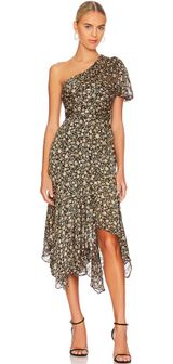 The Label Santorini Midi Dress Size Medium Photo 0